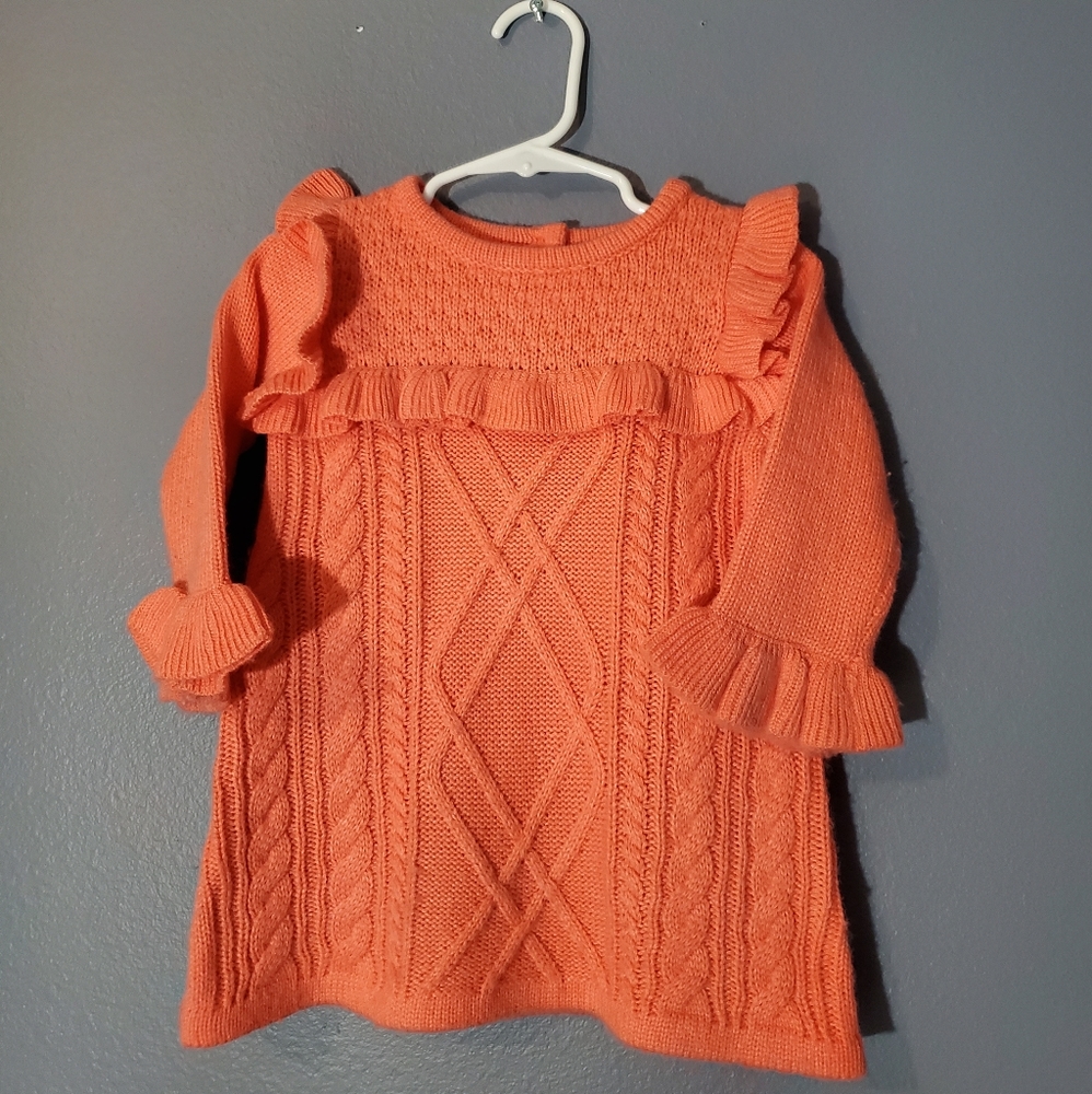 Janie and Jack sweater knitted one pice dress